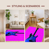 Eclectic Colorful Abstract Artwork(Pink)