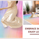 Ultra Soft Area Rug, Non Slip, Stain Resistant, Washable Area Rugs for Living Room, Bedroom, Vibrant Colorful Starburst Design(Pink)