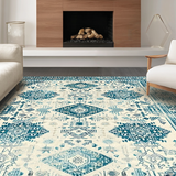 Charming Earthy Floral Embellishments(Blue)