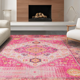 Chic Modern Multicolor Patchwork(Pink)