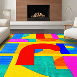 Lively Graphic Letter Arrangement(Blue)