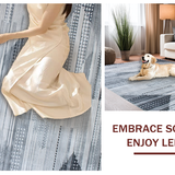 Luxurious Plush Star Accents(Gray)