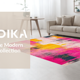 Dynamic Floral Inspired Visual Harmony(Pink)