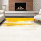 Ultra Soft Area Rug, Non Slip, Stain Resistant, Washable Area Rugs for Living Room, Bedroom, Cozy Warm Sunray Decorative Mat(Yellow)