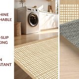 Ultra Soft Area Rug, Non Slip, Stain Resistant, Washable Area Rugs for Living Room, Bedroom, Rustic Warm Beige Decorative Pattern(Beige)