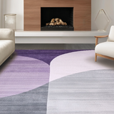 Ultra Soft Area Rug, Non Slip, Stain Resistant, Washable Area Rugs for Living Room, Bedroom, Elegant Soft Chenille Fabric(Purple)