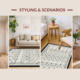 Luxurious Black and Ivory Textures(Beige)