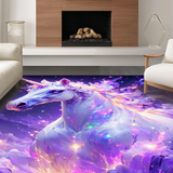 Ultra Soft Area Rug, Non Slip, Stain Resistant, Washable Area Rugs for Living Room, Bedroom, Unique Celestial Playful Pattern(White)
