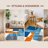 Contemporary Blue Geometric Aesthetic(Blue)