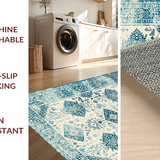 Charming Earthy Floral Embellishments(Blue)