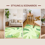 Sage Green Elegant Shag Design(Green)