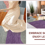 Ultra Soft Area Rug, Non Slip, Stain Resistant, Washable Area Rugs for Living Room, Bedroom, Modern Abstract Low Pile(Gray)