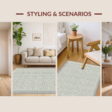 Sophisticated Abstract Diamond Motif(Beige)