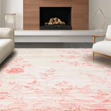 Ultra Soft Area Rug, Non Slip, Stain Resistant, Washable Area Rugs for Living Room, Bedroom, Modern Playful Color Splash(Beige)