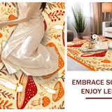 Funky Playful Nature Motif(Beige)