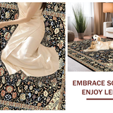 Stylish Retro Inspired Flora(Black)