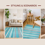 Chic Modern Geometric Blend(Blue)