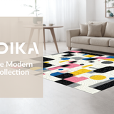 Ultra Soft Area Rug, Non Slip, Stain Resistant, Washable Area Rugs for Living Room, Bedroom, Trendy Neutral Quote Decor(Gray)