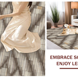 Artful Checkered Tiled Visual Appeal(Beige)