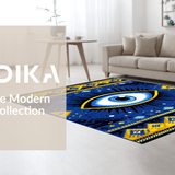 Contemporary Distinctive Ethnic Print(Blue)