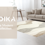 Sophisticated Monochrome Fluid Shapes(Beige)
