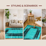 Dynamic Color Blocked Design Elements(Blue)