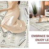 Elegant Toned Trellis Motif(Beige)