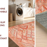 Eclectic Terracotta Geometric Motif(Pink)