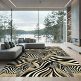 Bold Zebra Stripes Savannah Herd Rug