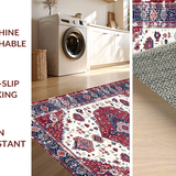 Eclectic Colorful Circular Motif(White)