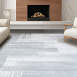 Ultra Soft Area Rug, Non Slip, Stain Resistant, Washable Area Rugs for Living Room, Bedroom, Sleek Neutral Shaggy Elegance(Gray)