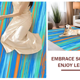 Stylish Contemporary Spectrum Stripes(Blue)