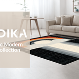 Ultra Soft Area Rug, Non Slip, Stain Resistant, Washable Area Rugs for Living Room, Bedroom, Abstract Rainbow Color Fusion(Gray)