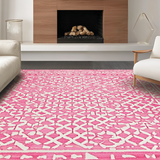 Dynamic Floral Geometry in Colors(Pink)