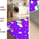 Lovely Cartoonish Whirlwind of Colors(Purple)