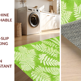 Contemporary Fuzzy Medallion Design(Green)