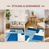 Artistic Modern Blue Tones Design(Blue)