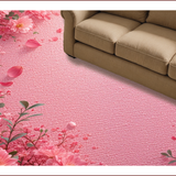 Ultra Soft Area Rug, Non Slip, Stain Resistant, Washable Area Rugs for Living Room, Bedroom, Pretty Coquette Bedroom Rose Design Carpet(Pink)
