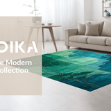 Eclectic Nature Motif with Aquatic Charm(Blue)