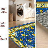 Playful Brightly Colored Ogee Style(Blue)