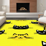 Minimalist Cute Feline Aesthetic(Yellow)