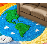 Ultra Soft Area Rug, Non Slip, Stain Resistant, Washable Area Rugs for Living Room, Bedroom, Shaggy High Pile(Yellow)