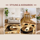 Delightful Textured Nature Theme(Beige)