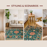 Charming Vintage Botanical Elegance(Blue)