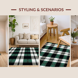 Earthy Tone Striped Farmhouse Style(Black)