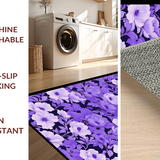 Ultra Soft Area Rug, Non Slip, Stain Resistant, Washable Area Rugs for Living Room, Bedroom, Lush Fluffy Lavender Shag Style(Purple)