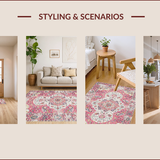 Pastel Distressed Motif(Pink)