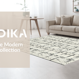 Bold Modernist Graphic Composition(Beige)