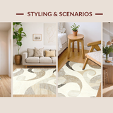 Chic Striped Linear Design(Beige)