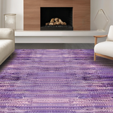 Ultra Soft Area Rug, Non Slip, Stain Resistant, Washable Area Rugs for Living Room, Bedroom, Lovely Lavender Bow Shaped Carpet Cute Aesthetic Accent Rug(Purple)